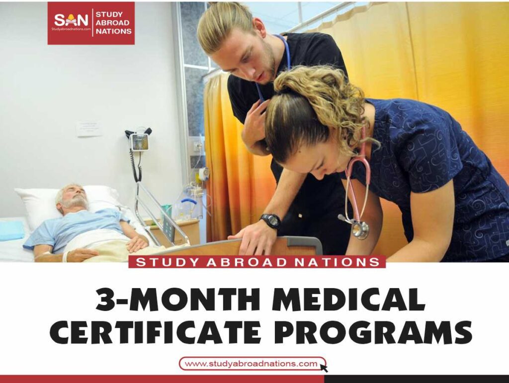 3-Month Medical Certificate Programs