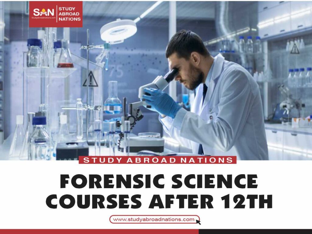 Forensic Science Courses after 12th