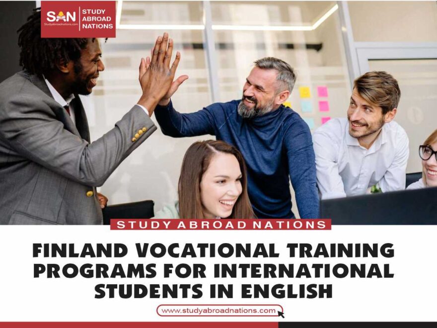 Finland vocational training programs para sa mga internasyonal na estudyante sa English