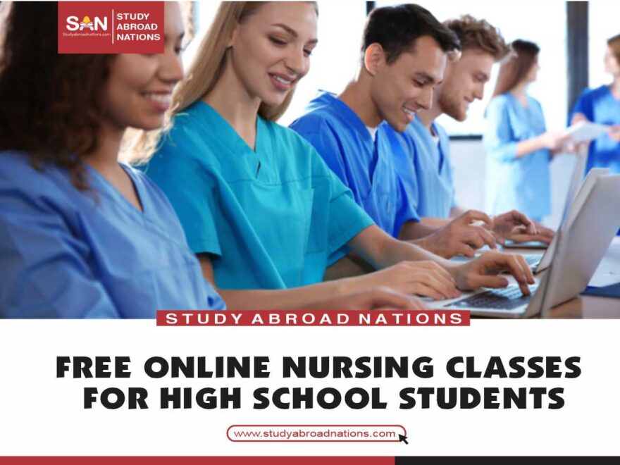 Libreng online na mga klase sa nursing para sa mga mag-aaral sa high school
