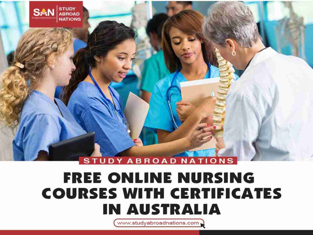 Free online nursing courses with certificates in Australia