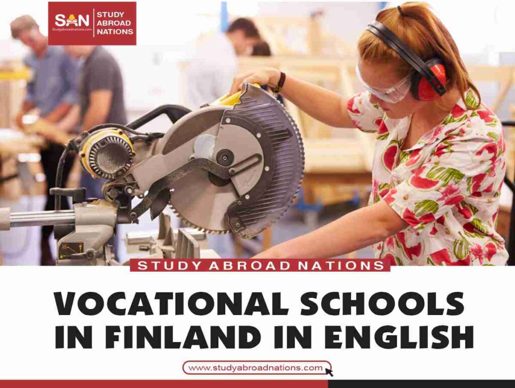 Dibistanên Pîşeyî li Finlandiya bi Englishngilîzî