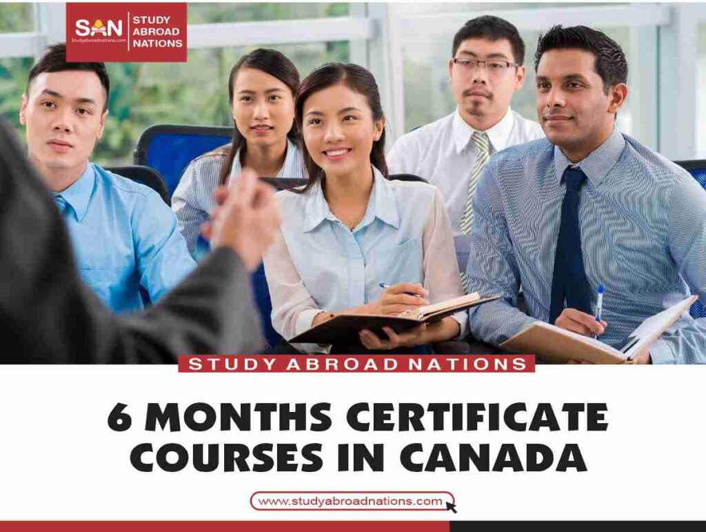 6 na buwan na mga kurso sa sertipiko sa Canada