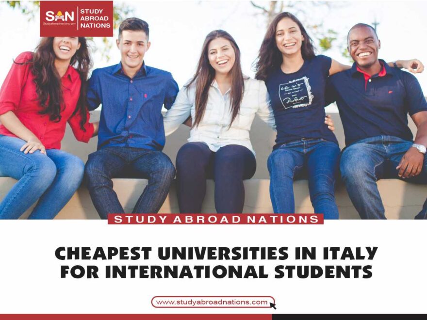 Italian halvimmat yliopistot kansainvälisille opiskelijoille