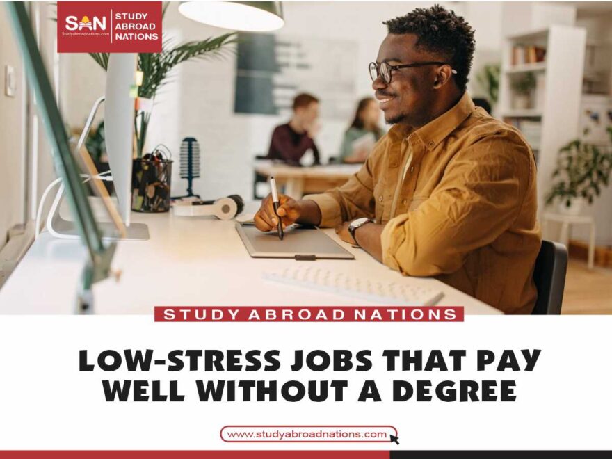Stressarme, gut bezahlte Jobs ohne Abschluss