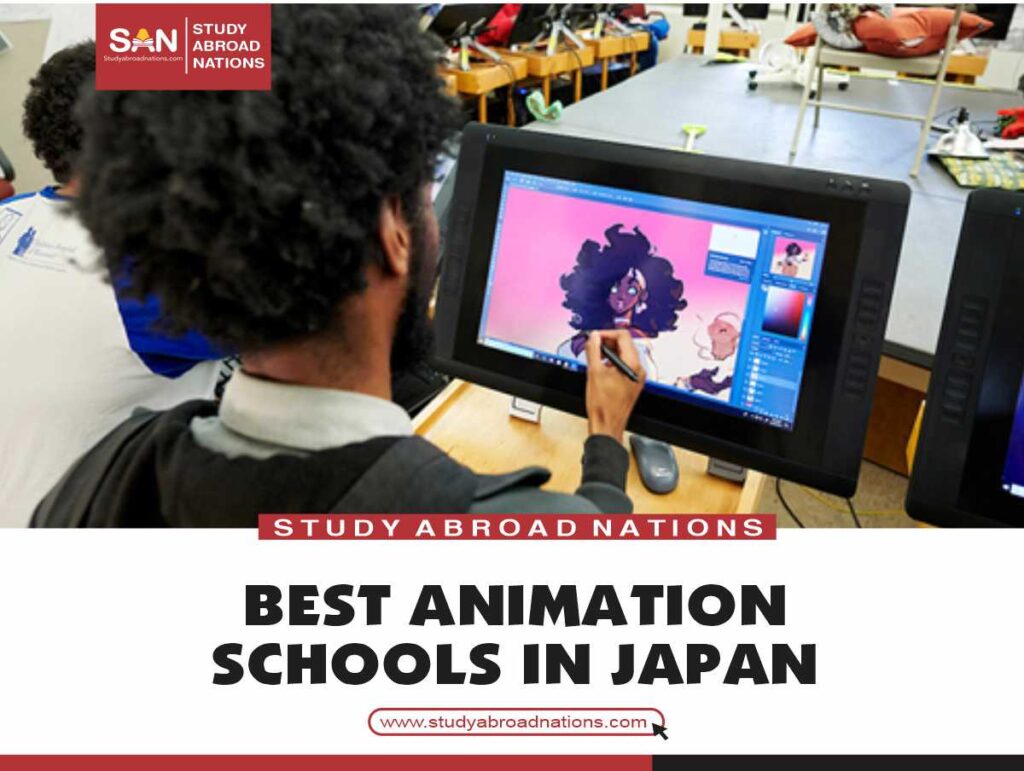 animaatiokoulut Japanissa