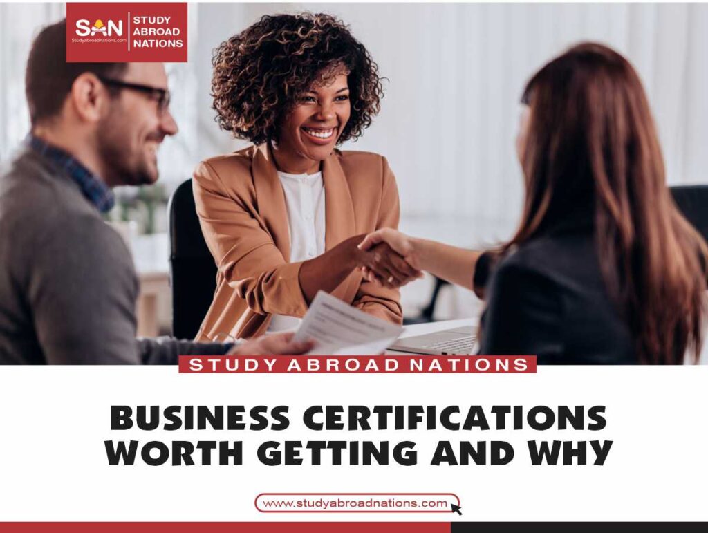 business certifications worth getting and why