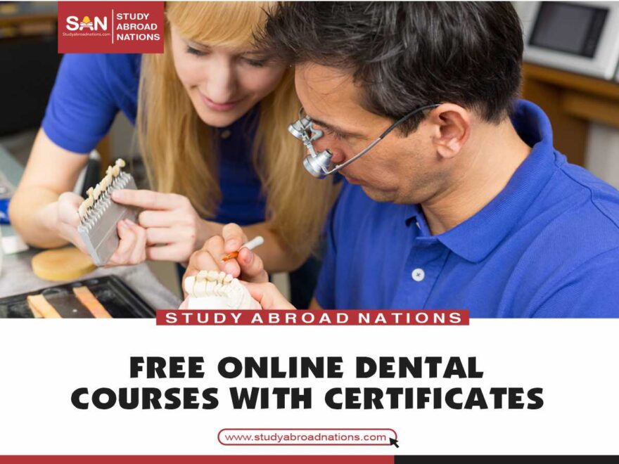 free online dental courses with certificates