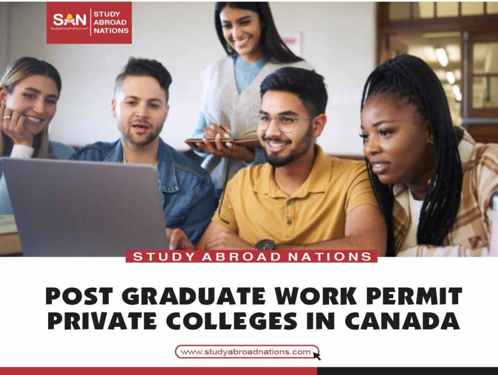Permis de muncă postuniversitar Colegii private din Canada