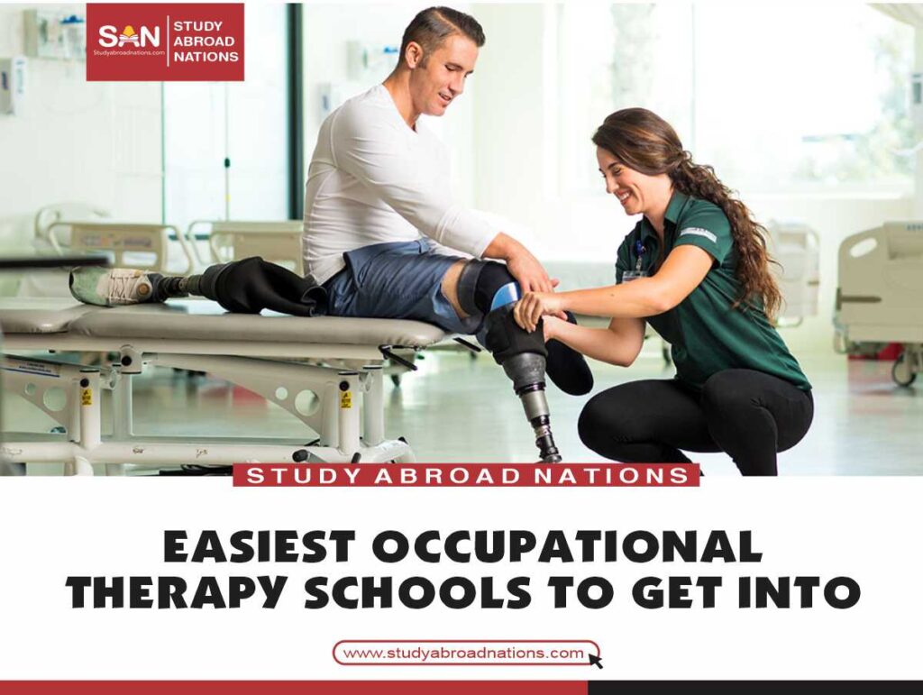 easiest occupational therapy schools to get into