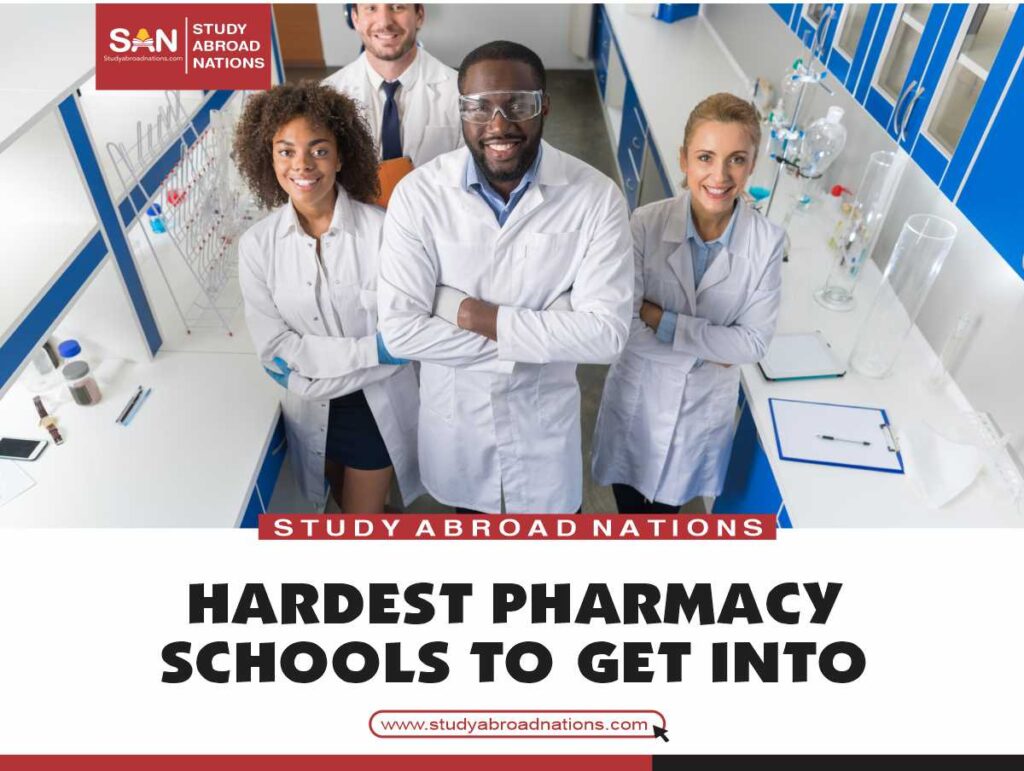 Les écoles de pharmacie les plus difficiles d'accès